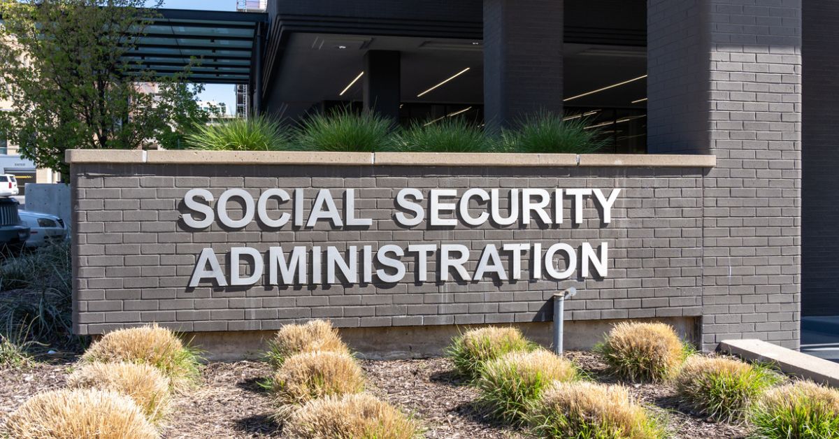 Social Security Administration building sign